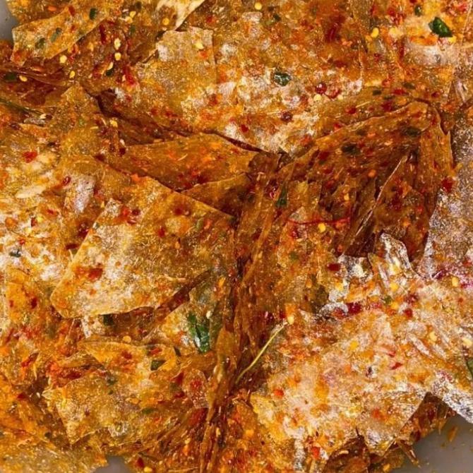 

KERIPIK KACA|KRIPCA|KRIPIK BELING PEDAS 1kg