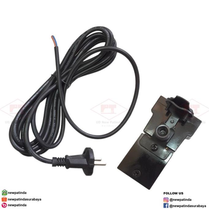 ,,,,,,,] U-190 Kabel / Power Cable Mesin Potong Kain Lurus KM