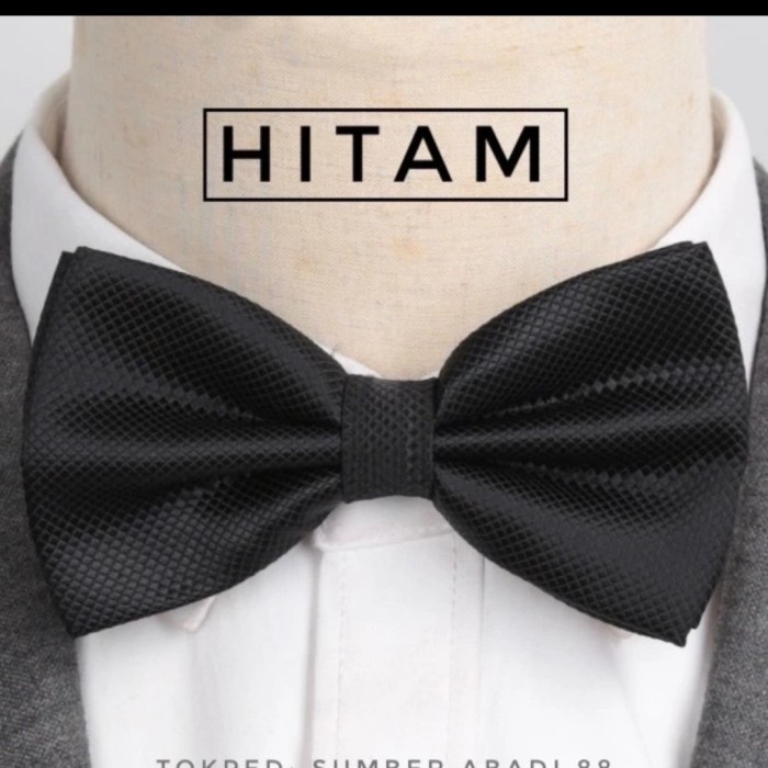 Terlaris Dasi Kupu Kupu Kupu Pria Wanita Import/Dasi Kupu Kupu Hitam