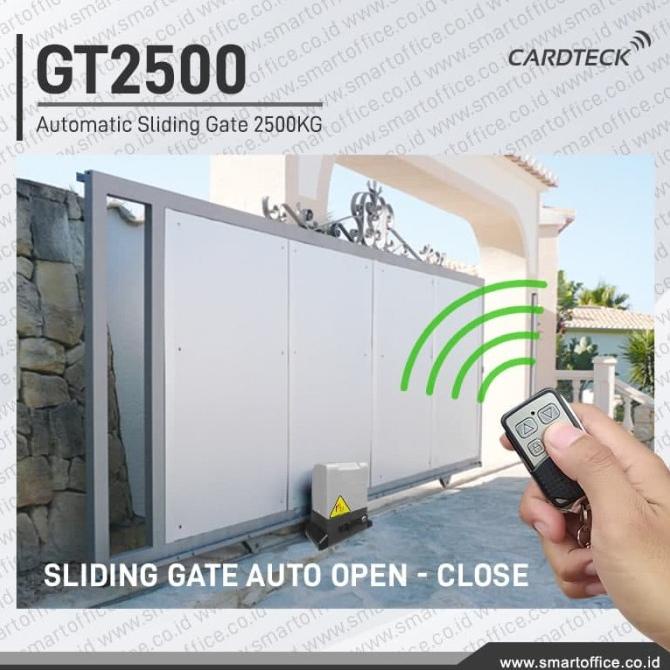 Automatic Sliding Gate 2.500Kg Pagar Sliding Otomatis Gt2500 Tanpa Rel