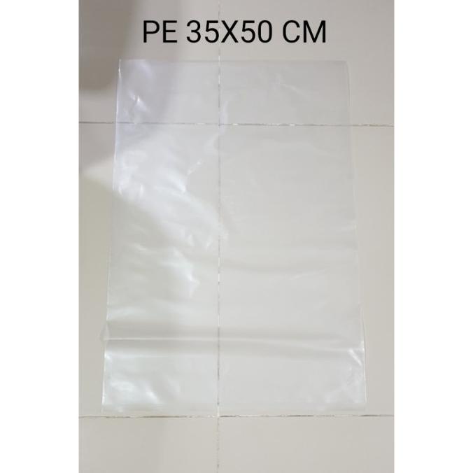 Ready stock] Kantong Plastik Bening ukuran 35x50 cm- PE 35x50 cm tebal 0,3m