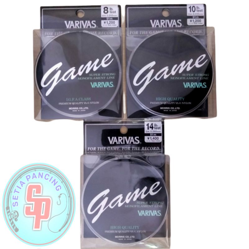 Senar Varivas Game 8Lbs,10Lbs Dan 14 Lbs
