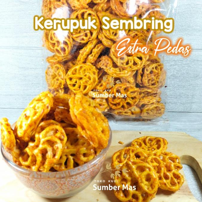 

KERUPUK / KRUPUK SEBLAK RASA PEDAS / TERLARIS / KILOAN 1 KG