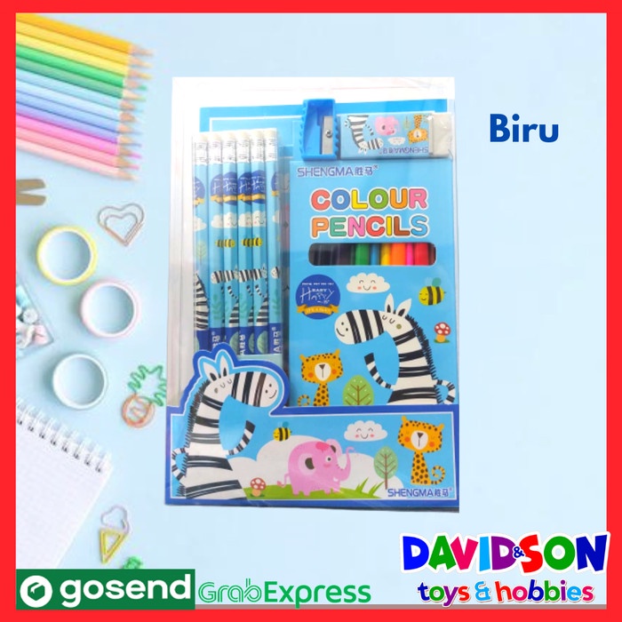 

STATIONERY SET SHENGMA / PAKET ALAT TULIS KARAKTER / ALAT TULIS 87041
