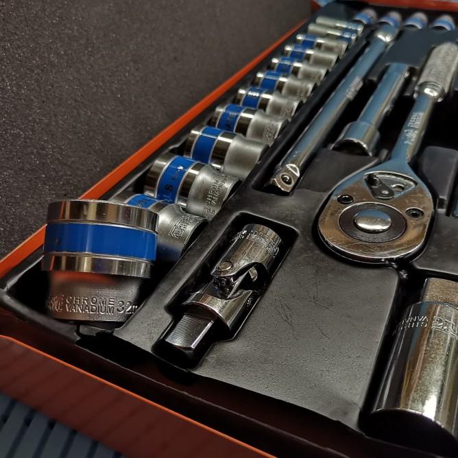 Socket Set 1/2" Dr 8 - 32Mm 24Pcs 6Pt Gate Germany