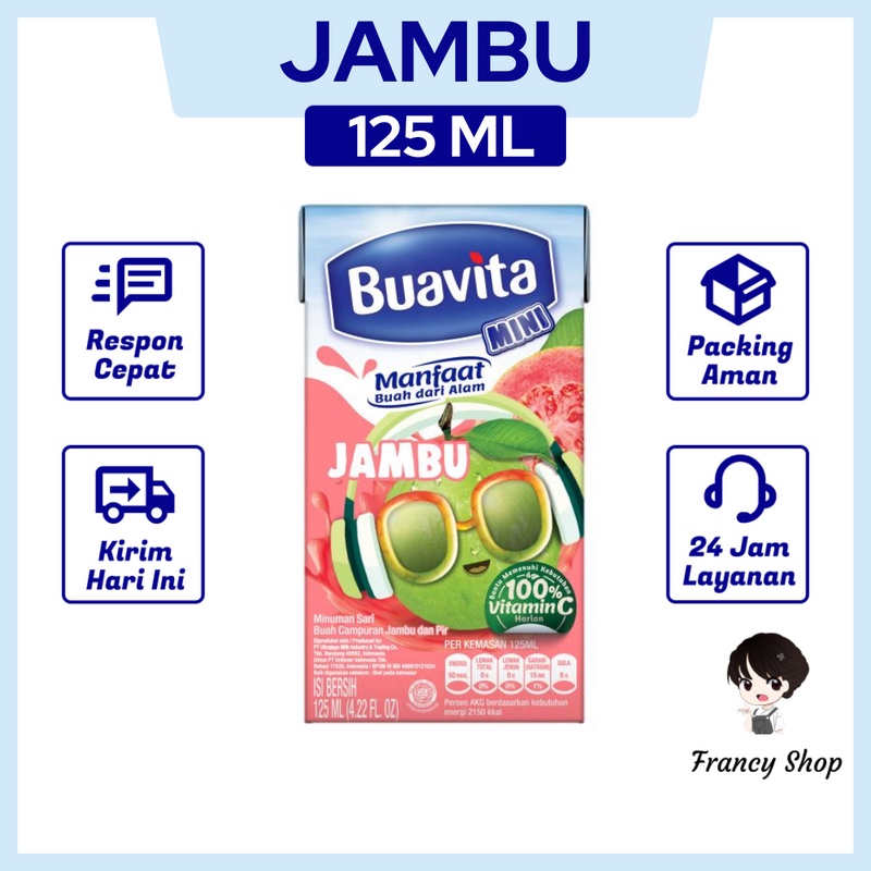 

Buavita Mini Jus Jambu Guava Juice 125 ml