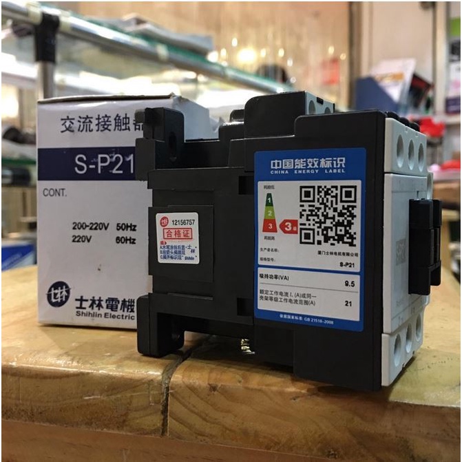 Shihlin Contactor S-P21 32A 220V Kontaktor 3Phase 11Kw Sp21 / S P21
