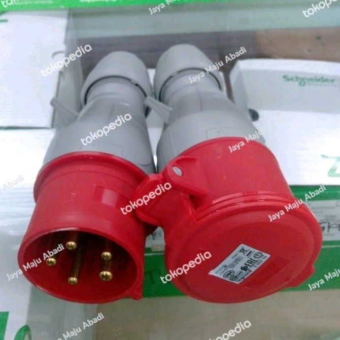 Mobile Socket Legrand 3 Phase 5 Pin 32 A + Plug Komplit