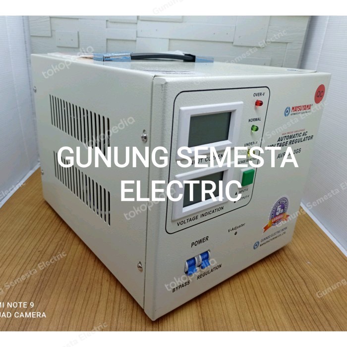 Stabilizer Stavol Avr Matsuyama Stavolt 3000 Watt 3Kva Avr/L-3Gs