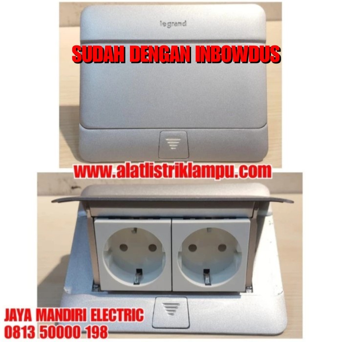 Stop Kontak Lantai Legrand Aluminium Stop Stop Floor Socket Legrand