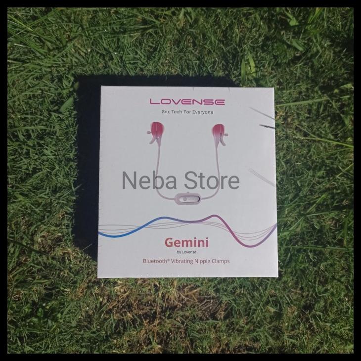 100% AMAN LOVENSE GEMINI APP-CONTROLLED ADJUSTABLE RECHARGEABLE VIBRATING NIPPLE PRIVASI 