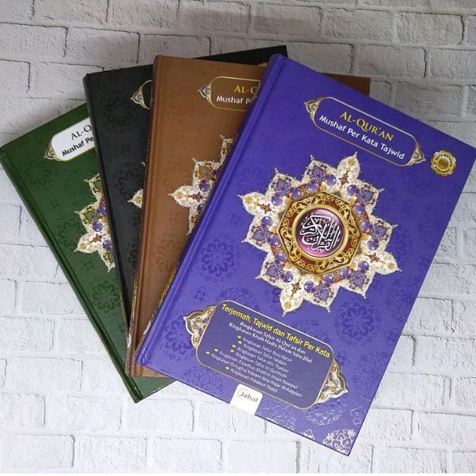 Mushaf AlQuran Tajwid dan terjemahan perkata Jabal ukuran A4 besar