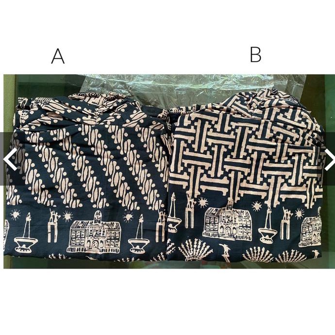 Setelan Batik Wanita Cardigan Celana Wanita - Ondel2 Betawi Jakarta