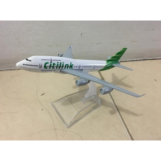 Miniatur Diecast Pesawat Terbang Citilink Bahan Besi