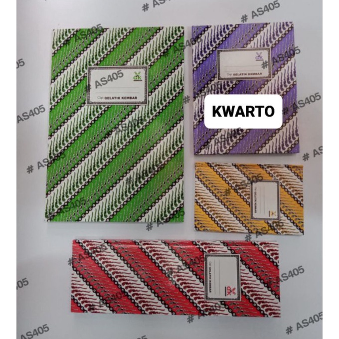 

[PROMO MHD1] Buku Batik / Hard Cover KWARTO GELATIK KEMBAR (buku biasa) I8Z