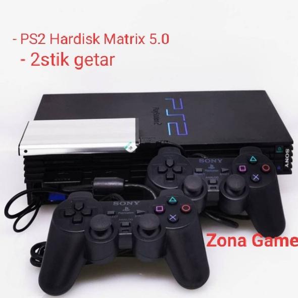 Ps2 Sony Matrix Jepang Hardisk 160Gb Full Set