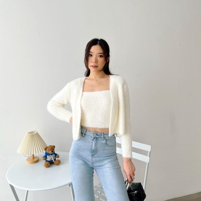 [ Marveile ] Joya Cardigan & Tanktop Set