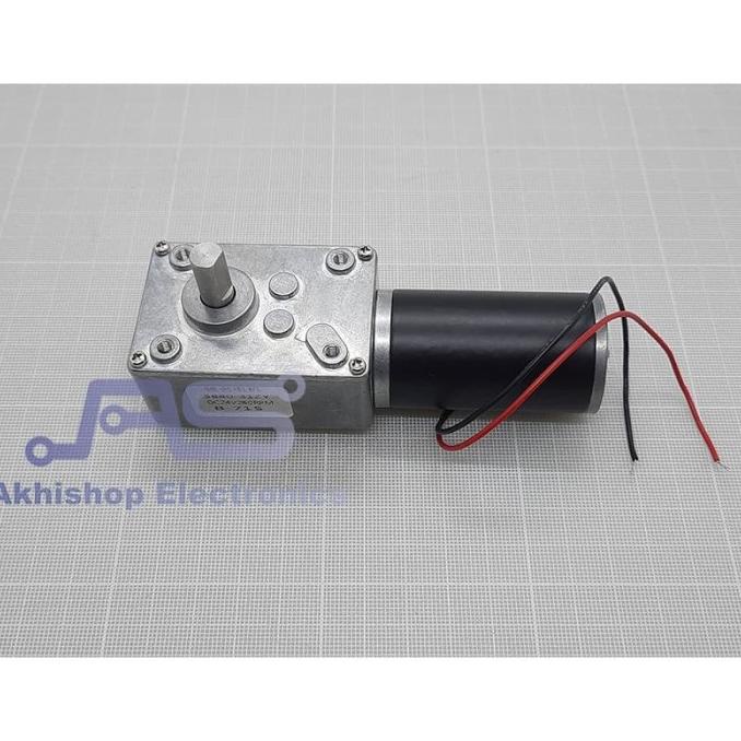 }}}}}}] Permanent Magnet Worm Gear Motor DC 4058GW31ZY 24V 260RPM