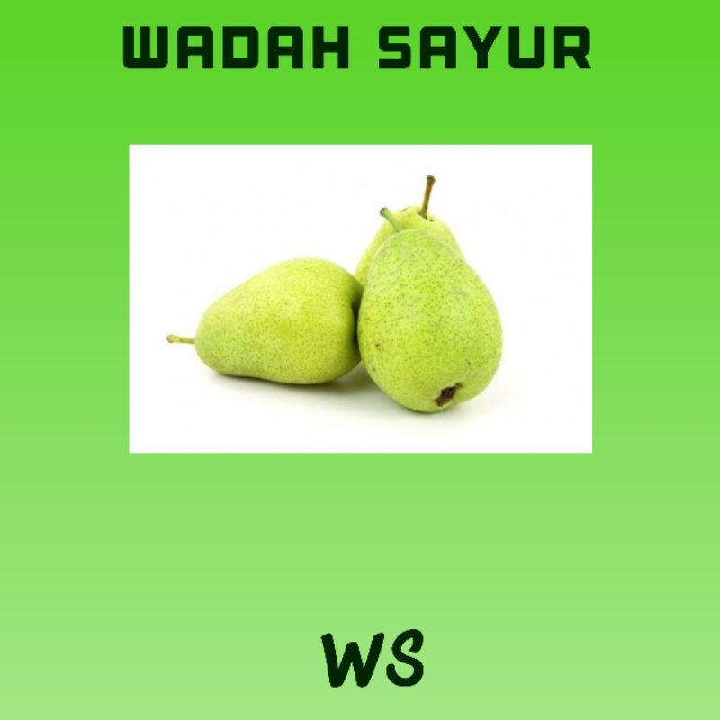 

Buah Pear Hijau ( 500 Gram ) | Wadah Sayur Bogor