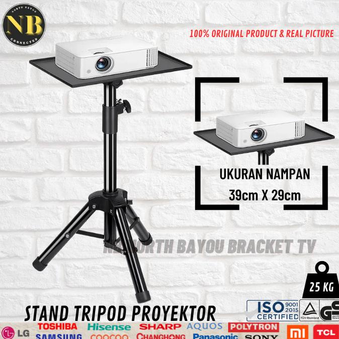 BRACKET STANDING TRIPOD PYOYEKTOR MINI, TRIPOD PROYEKTOR ADJUSTABLE