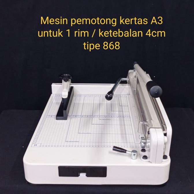 mesin pemotong kertas 868 A3 atau paper cutter 868 A3