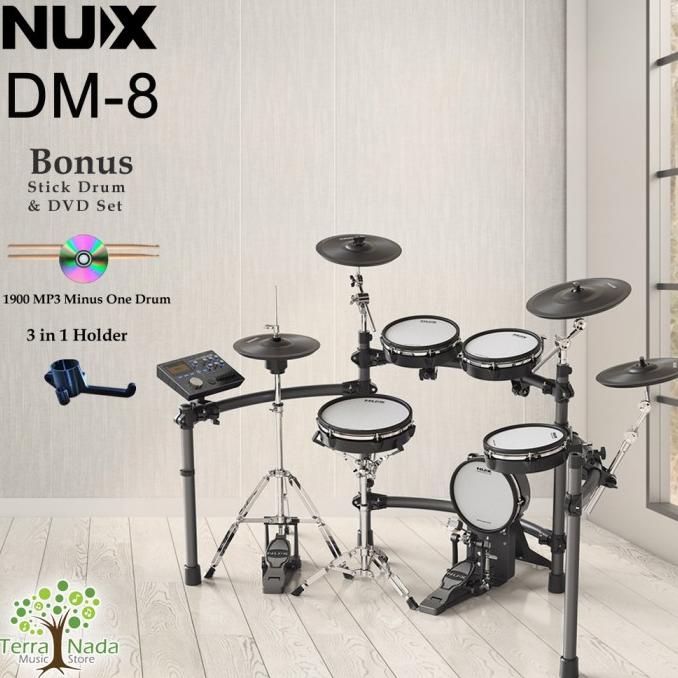 Drum Elektrik Nux Dm 8 / Dm8 / Dm-8 Electric Drum