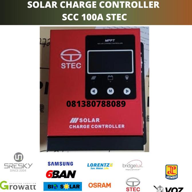 MPPT STEC 100A SOLAR CHARGE CONTROLLER SCC 100 A
