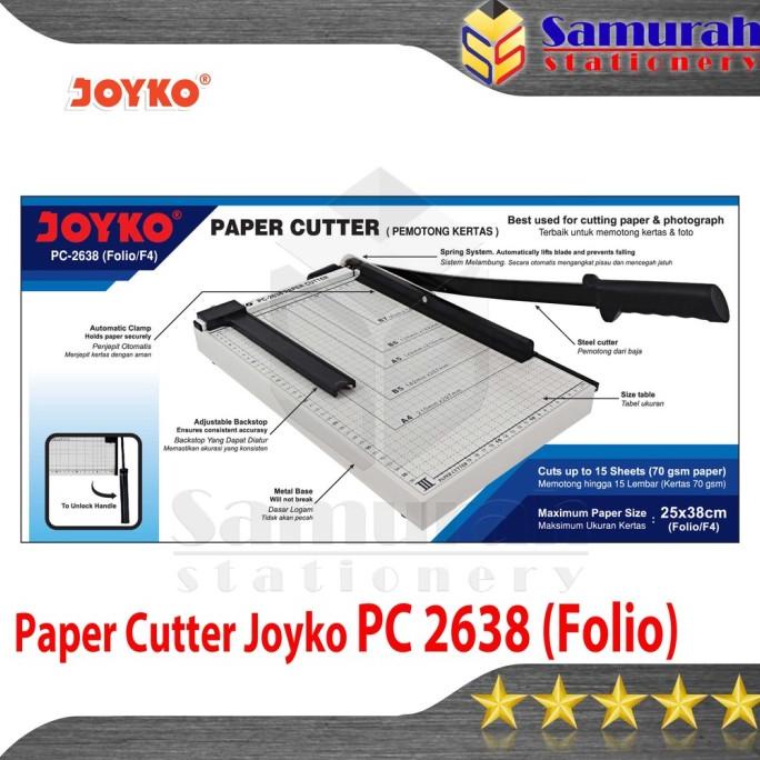 

Terlaris Paper Cutter F4 Joyko Pc 2638 / Mesin Pemotong Cutting Kertas