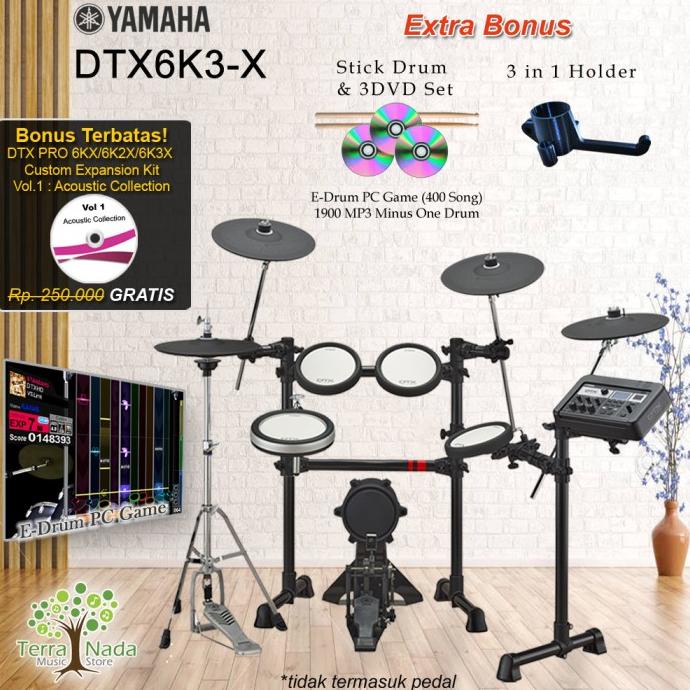 Drum Elektrik Yamaha Dtx6K3X / Dtx6K3-X / Dtx 6K3X / 6K3 / 6K3X