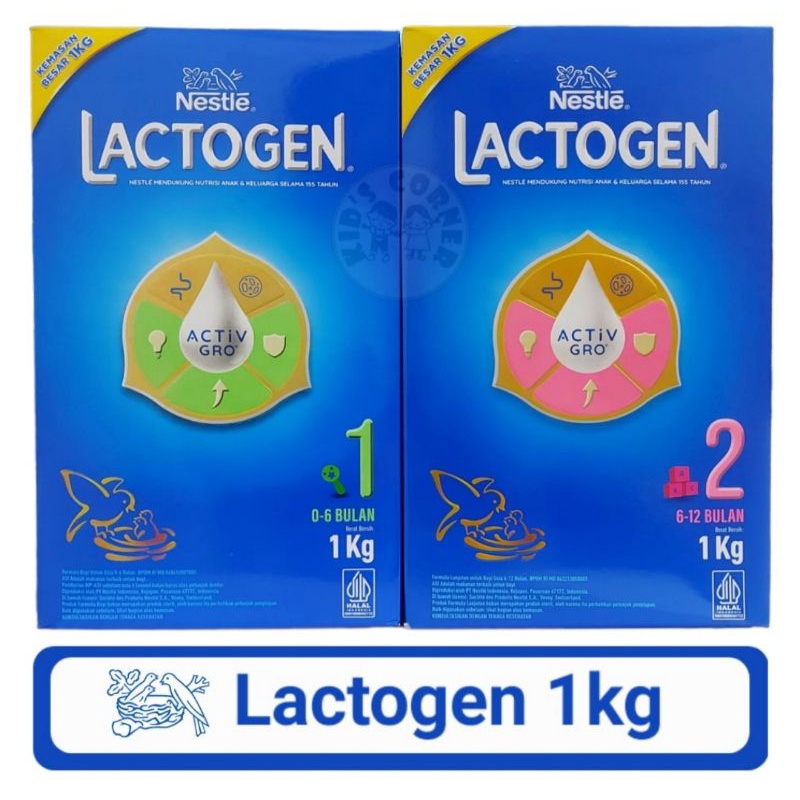 Lactogen 1(0-6bulan) / Lactogen 2(6-12bulan) 1kg