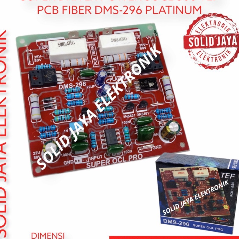 Murah KIT DRIVER POWER SUPER OCL 506 PRO DMS 296 DMS296 DMS-296 POWER AMPLI AMPLIFIER SOCL 506 SOCL-