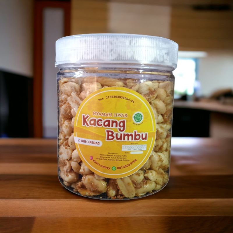 

Cemilan Kacang Bumbu Nyaman Liwarr 350gr