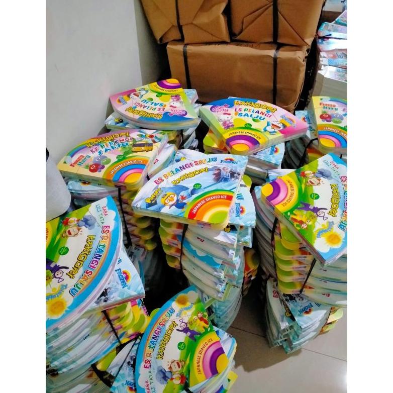 

SALE 100PCS KERTAS WADAH ES PELANGI/ES SERUT/ES SALJU ADN486