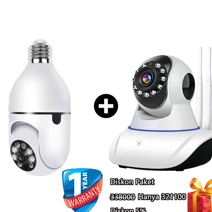 Best Seller Kamera CCTV VI365 Pro 1080P Wireless WiFi Camera Keamanan Cerdas 360 Bulb Panorama cctv 