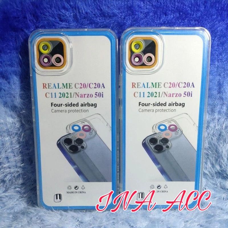 Case Bening Transparan REALME C20 Protect Camera