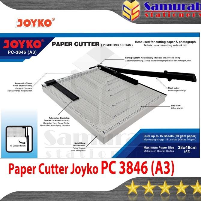 

[Dijual] Paper Cutter A3 Joyko Pc 3846 / Mesin Pemotong Cutting Kertas