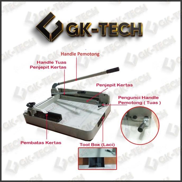 

gea mesin thick layer paper cutter a3 868 - mesin pemotong kertas 1