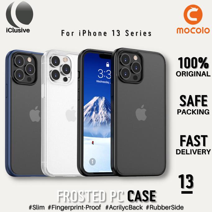 PROMO CASE IPHONE 13 PRO MAX MINI MOCOLO TRANSLUCENT MATTE HYBRID SHELL PC