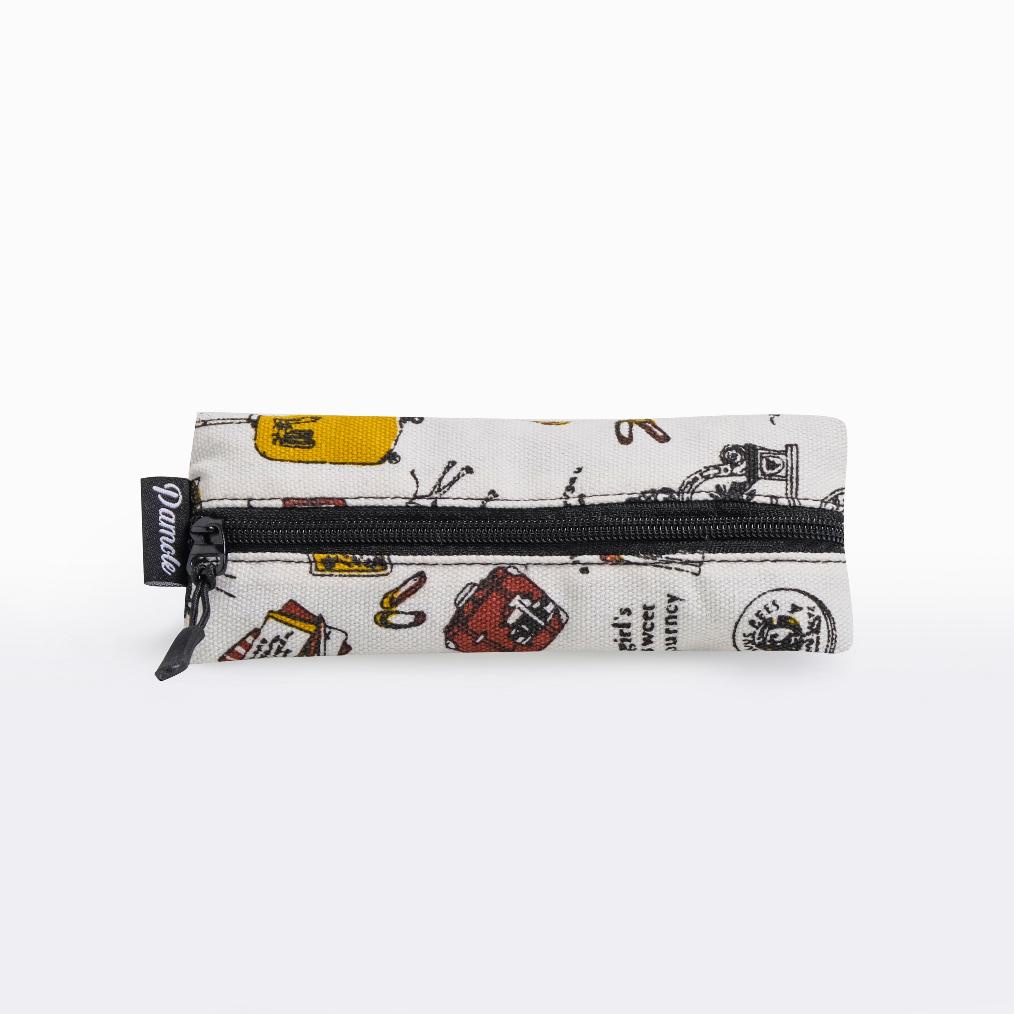 

PREMIUM! TEMPAT PENSIL PENCIL CASE KOTAK PENSIL BAHAN KANVAS MOTIF - RIMAR 1