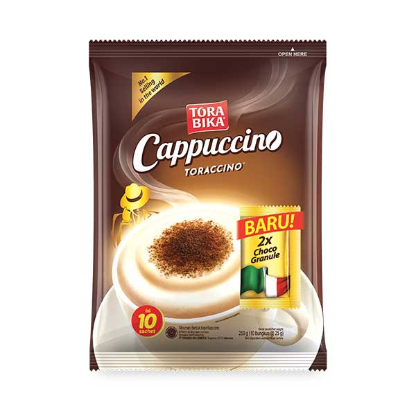 

TORABIKA CAPPUCINO 10 SACHET X 25 GR - KOPI