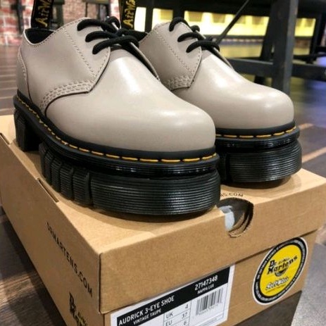 SEPATU BOOTS WANITA DR. MARTENS WOMEN'S AUDRICK 3-EYE SHOES ORIGINAL