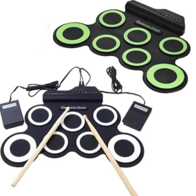 Alat Musik Drum Pad Elektrik Portable