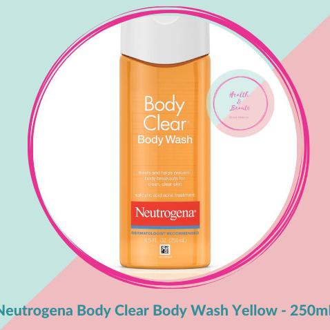 Neutrogena Body Clear Body Wash - Yellow 250mL (Anti Acne)