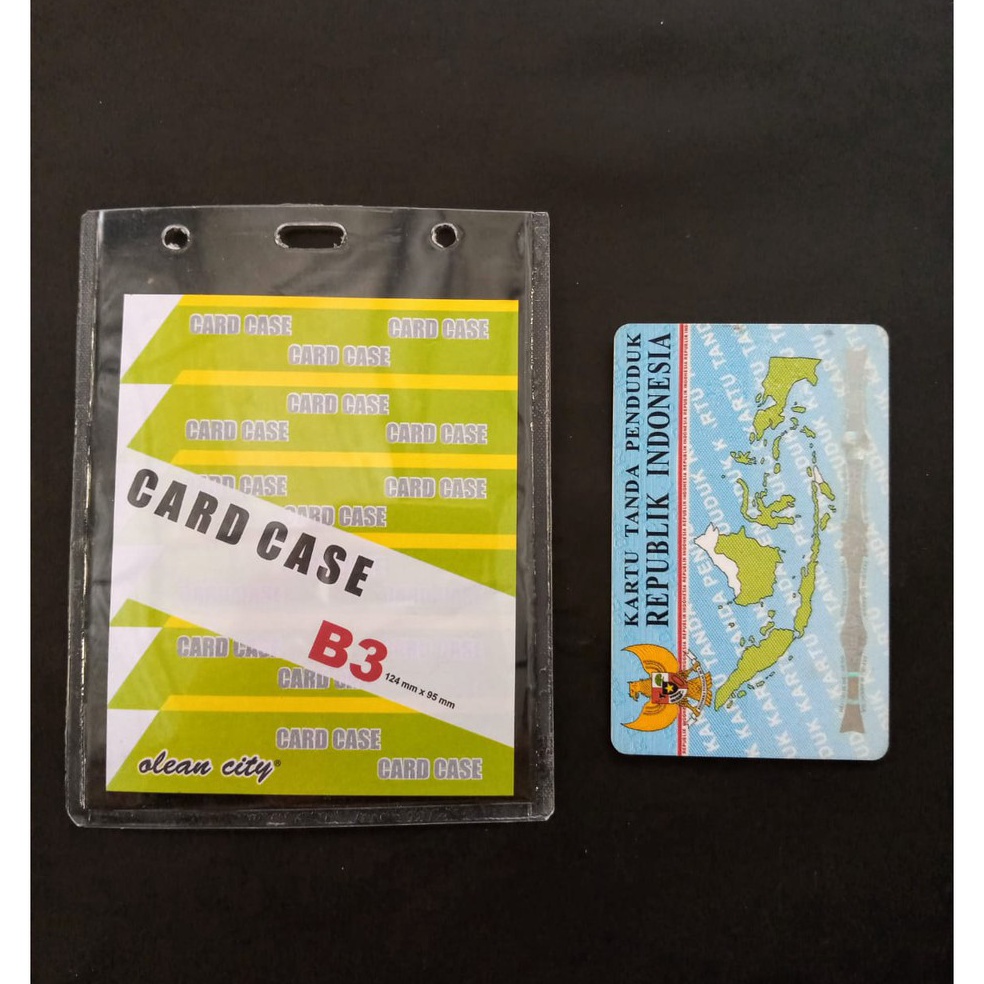 

[CODE BARANG 263SGW] (20 Pcs) Plastik Mika ID Card Tebal OCI/BIG B3 Tempat Kartu Nama 190