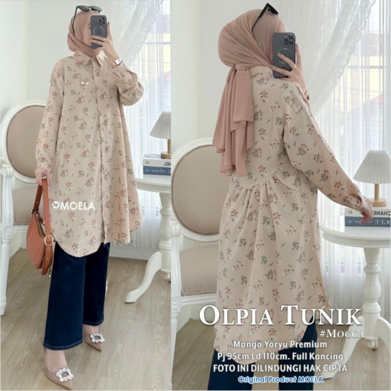 OLPIA TUNIK ORIGINAL MOELA HIJAB SOLO