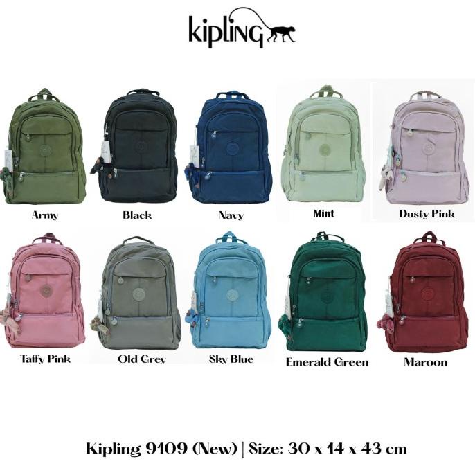 Tas Ransel Kipling - Tas Laptop Backpack Sekolah Ukuran Besar