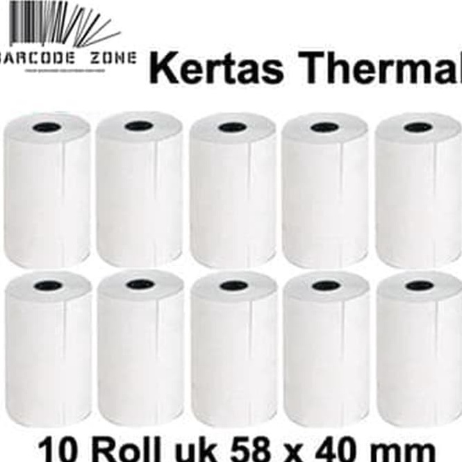 

brss -11 Kertas Struk Thermal Paper / POS Mobile Printer - EDC VSC 58x40mm -13 288