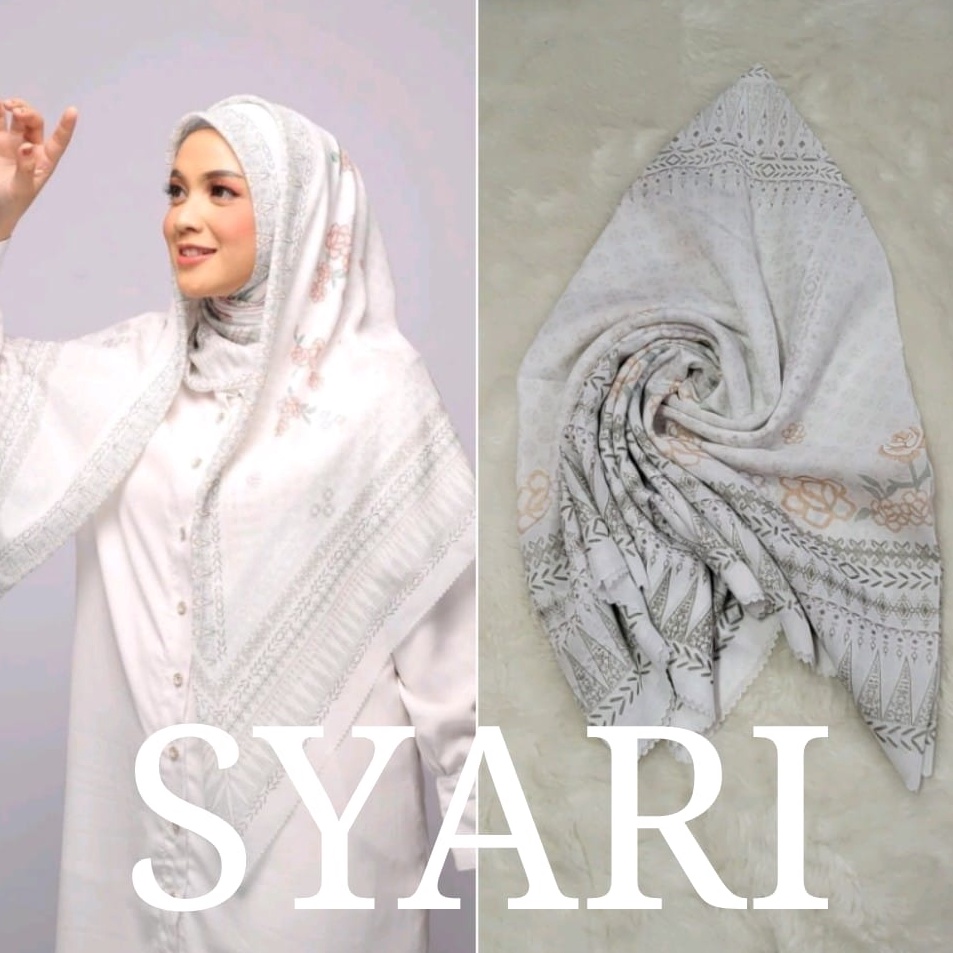 Best Produk Voal Motif Syari 130 x 130 / Hijab Segi Empat Motif Jumbo 130 x 130 / Jilbab Voal Motif Syari 130 x 130 MAS Diskon