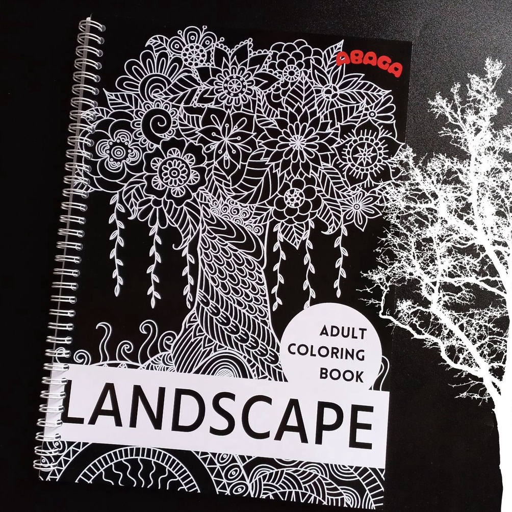 

AQWF-74 Adult Coloring Book Landscape Panorama, Buku Mewarnai Dewasa Pemandangan Anti Stress In Sale