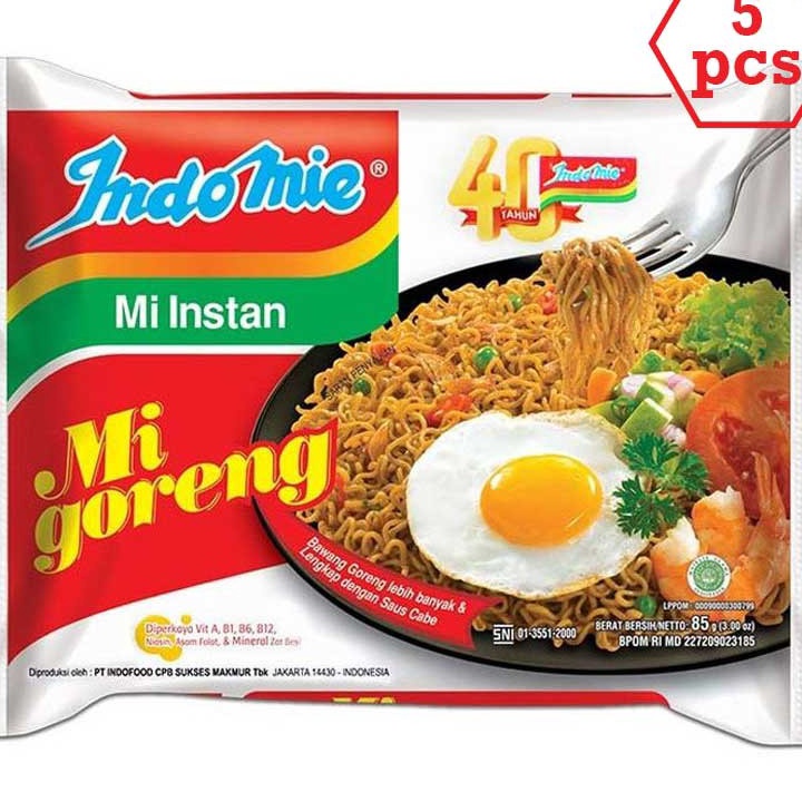 

➼➳✿✯ Indomie Goreng 84g 5pcs Diskon